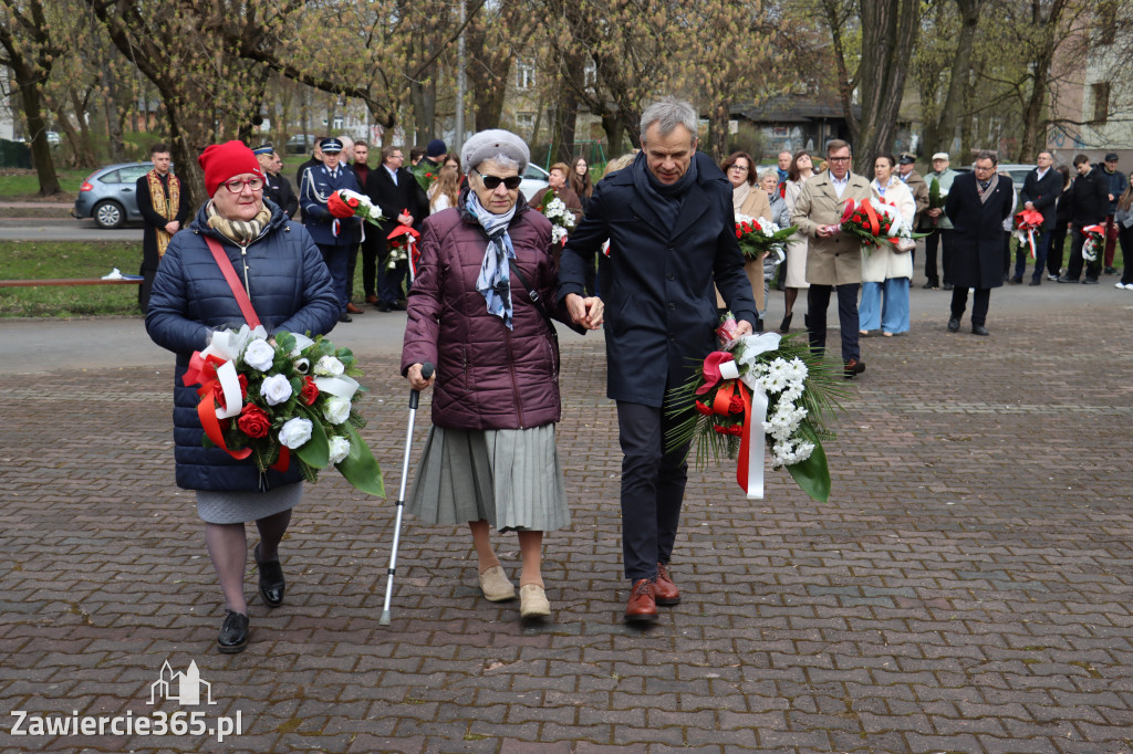 Fotorelacja: Obchody 86. rocznicy Zbrodni Katyńskiej w Zawierciu