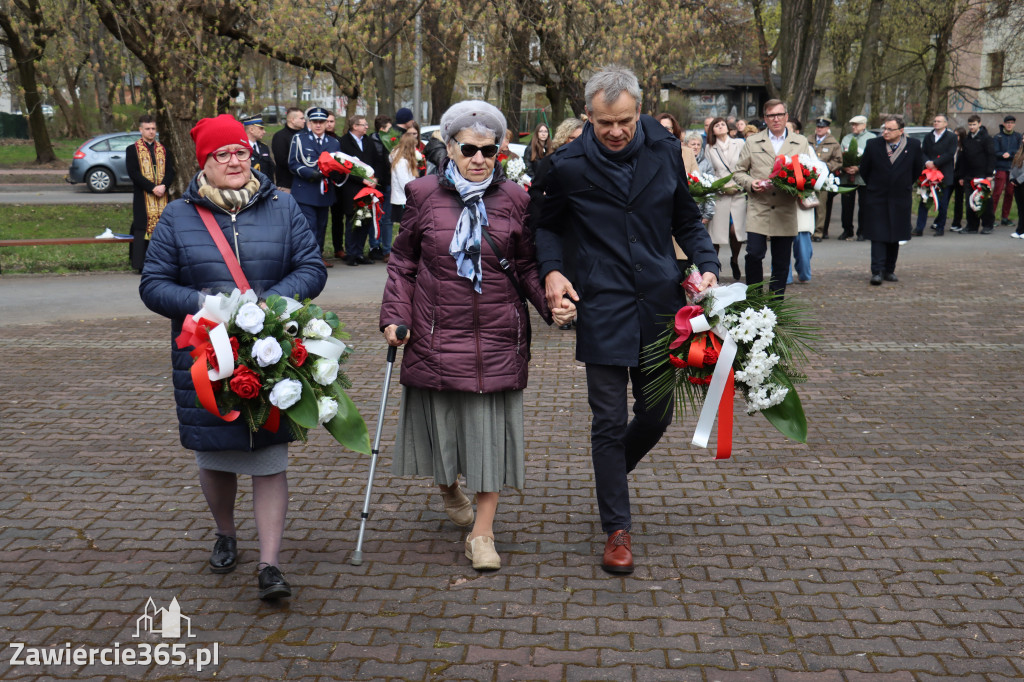 Fotorelacja: Obchody 86. rocznicy Zbrodni Katyńskiej w Zawierciu