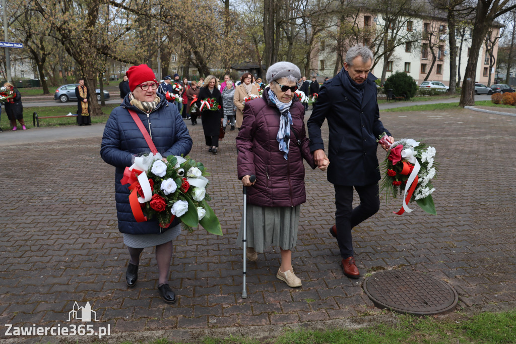 Fotorelacja: Obchody 86. rocznicy Zbrodni Katyńskiej w Zawierciu