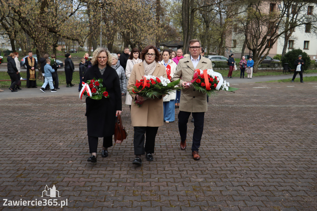 Fotorelacja: Obchody 86. rocznicy Zbrodni Katyńskiej w Zawierciu
