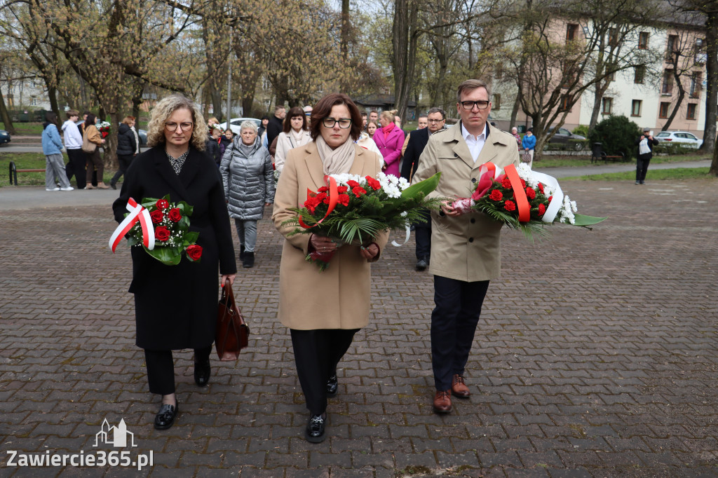 Fotorelacja: Obchody 86. rocznicy Zbrodni Katyńskiej w Zawierciu