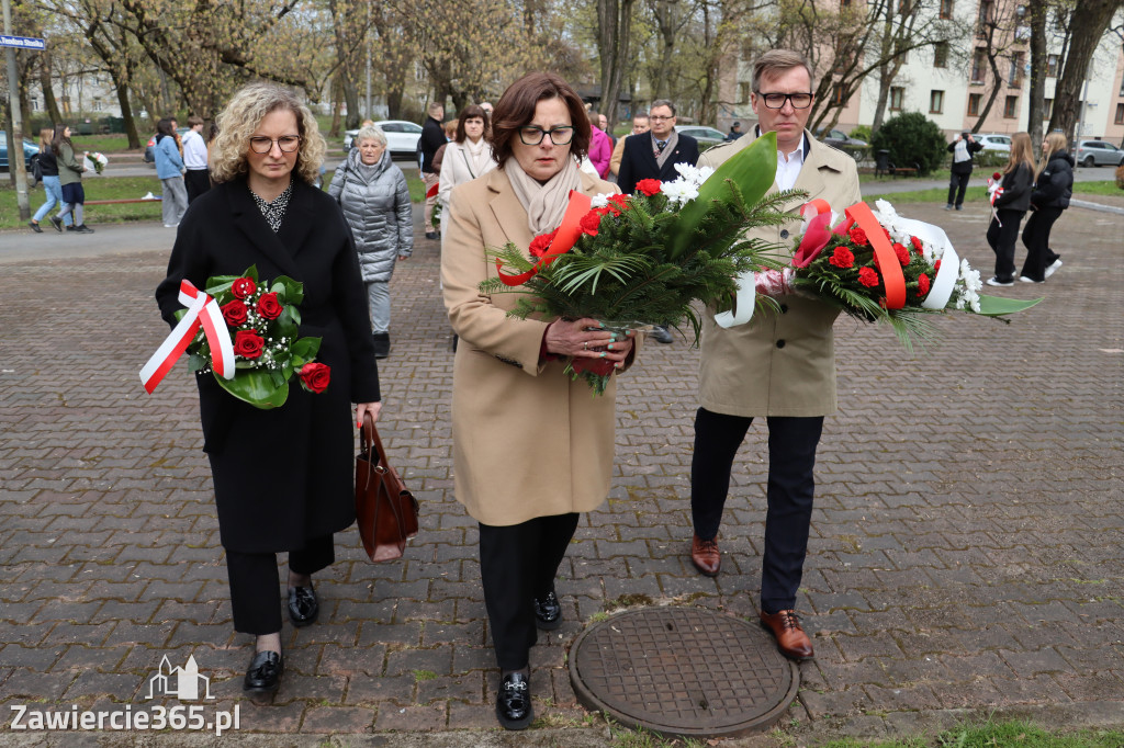 Fotorelacja: Obchody 86. rocznicy Zbrodni Katyńskiej w Zawierciu