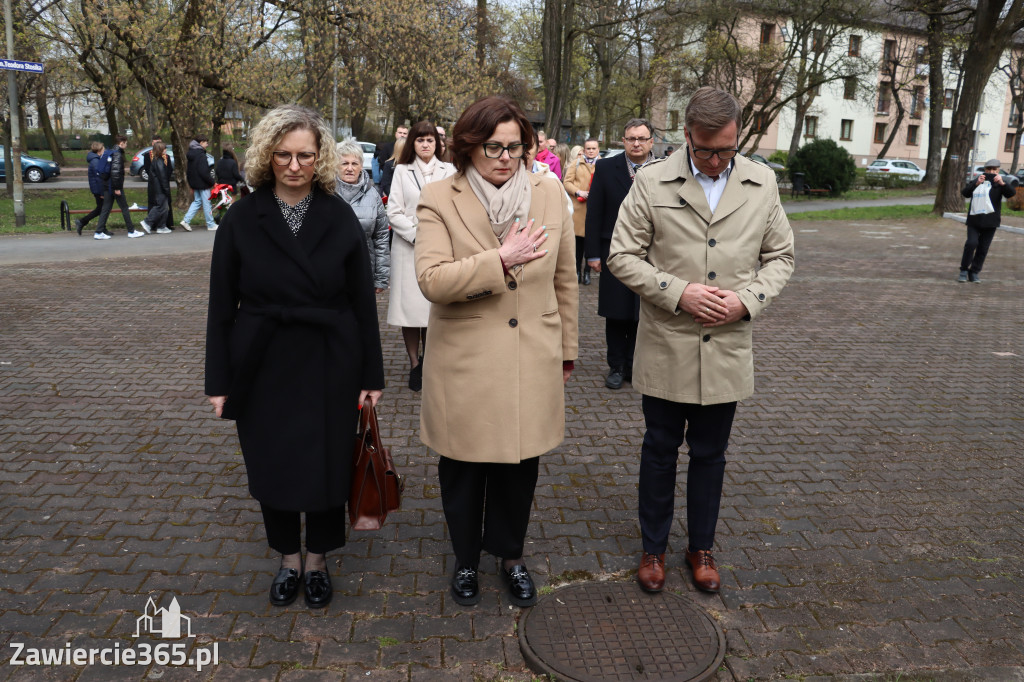Fotorelacja: Obchody 86. rocznicy Zbrodni Katyńskiej w Zawierciu