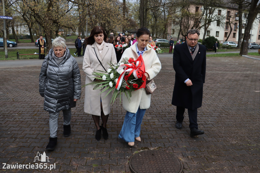 Fotorelacja: Obchody 86. rocznicy Zbrodni Katyńskiej w Zawierciu