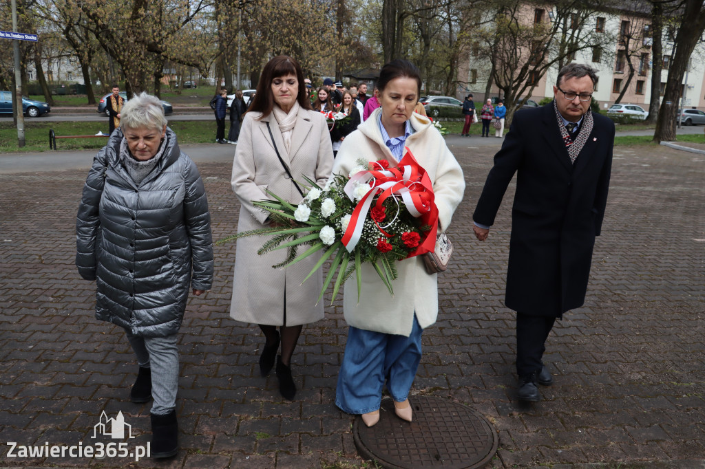 Fotorelacja: Obchody 86. rocznicy Zbrodni Katyńskiej w Zawierciu