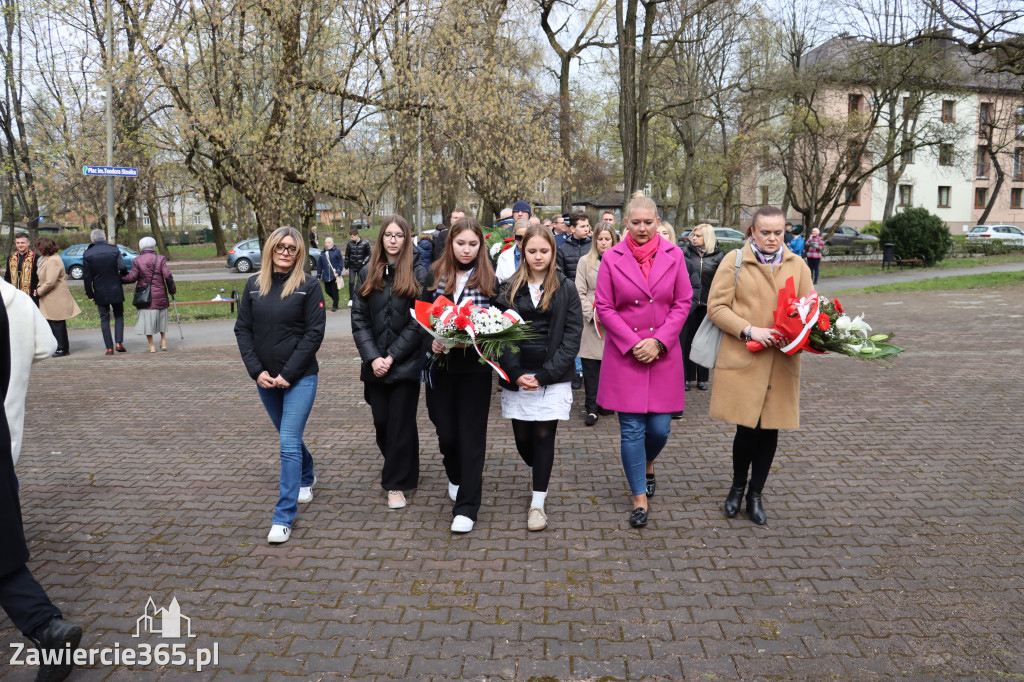 Fotorelacja: Obchody 86. rocznicy Zbrodni Katyńskiej w Zawierciu