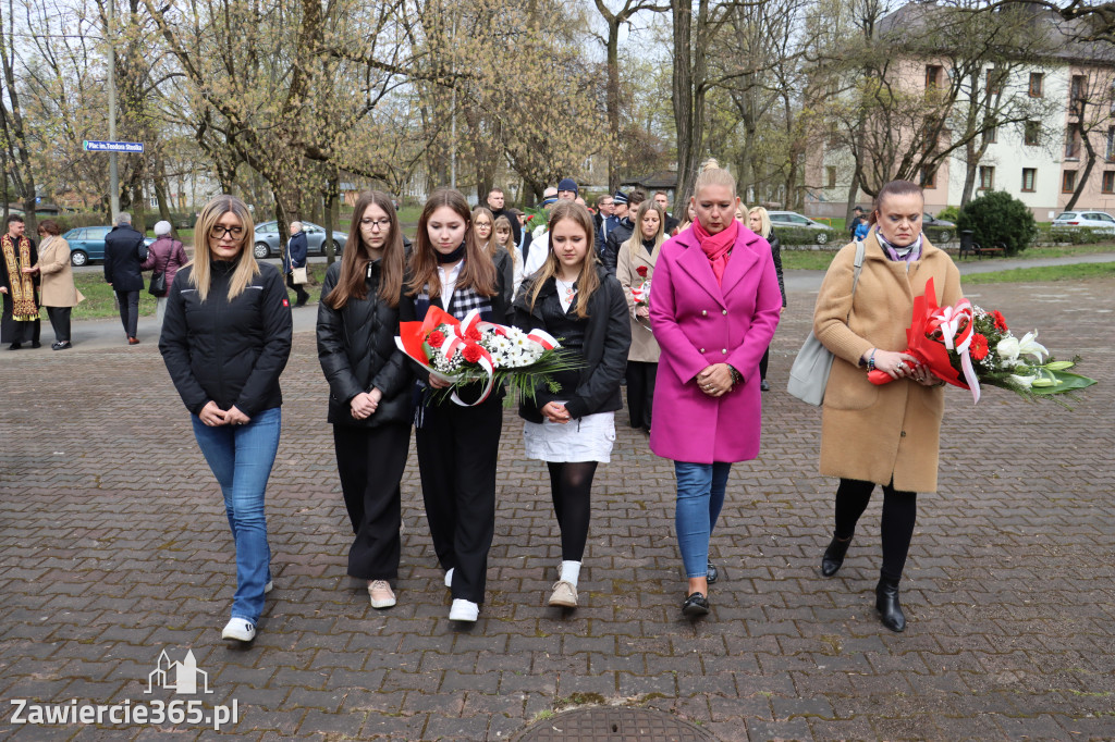 Fotorelacja: Obchody 86. rocznicy Zbrodni Katyńskiej w Zawierciu