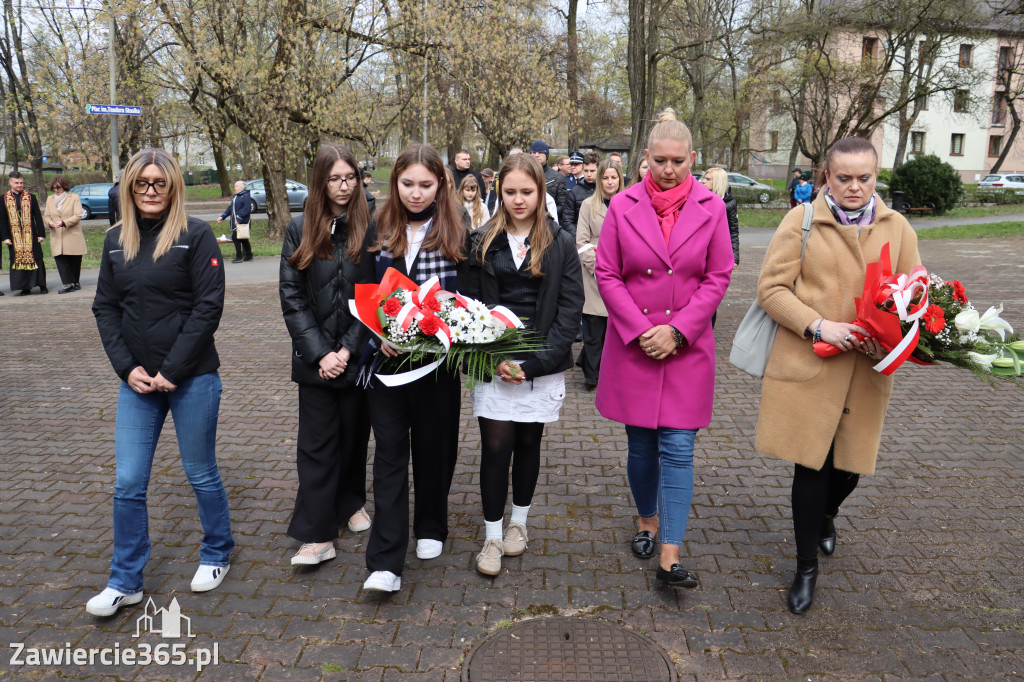 Fotorelacja: Obchody 86. rocznicy Zbrodni Katyńskiej w Zawierciu