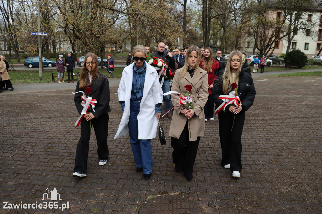 Fotorelacja: Obchody 86. rocznicy Zbrodni Katyńskiej w Zawierciu