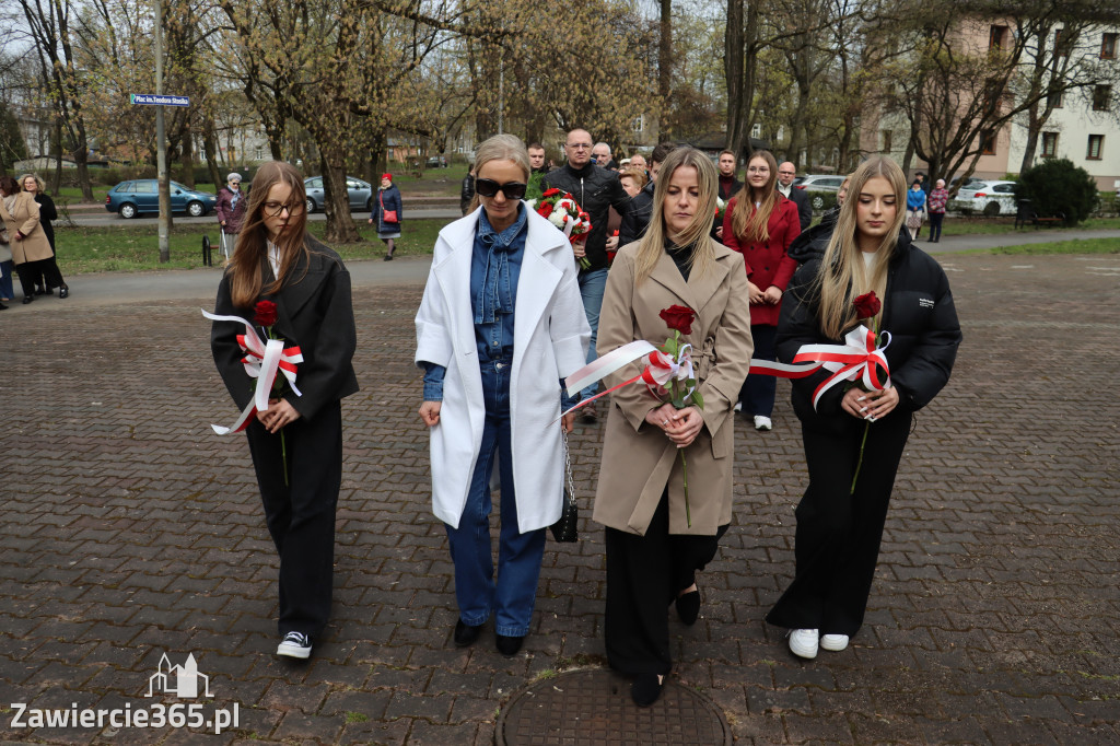 Fotorelacja: Obchody 86. rocznicy Zbrodni Katyńskiej w Zawierciu
