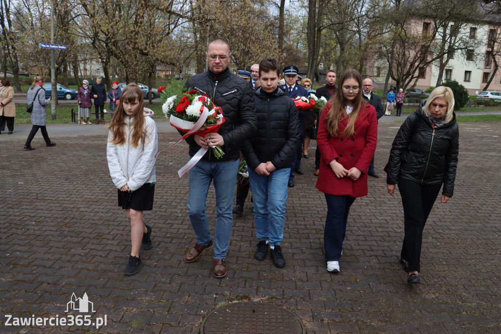 Fotorelacja: Obchody 86. rocznicy Zbrodni Katyńskiej w Zawierciu