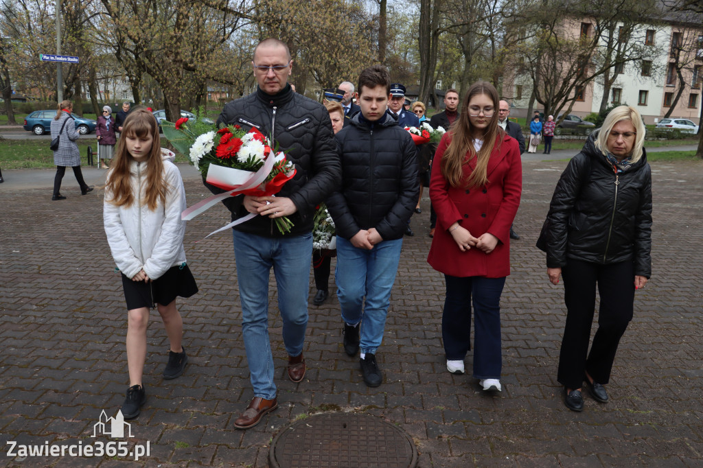 Fotorelacja: Obchody 86. rocznicy Zbrodni Katyńskiej w Zawierciu