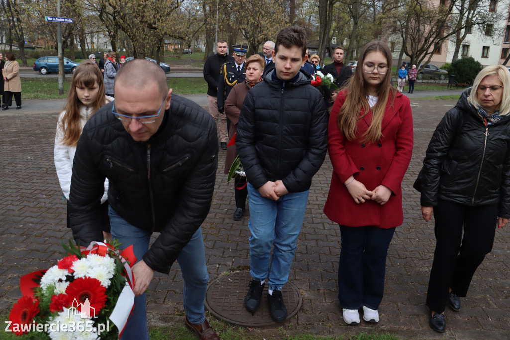 Fotorelacja: Obchody 86. rocznicy Zbrodni Katyńskiej w Zawierciu
