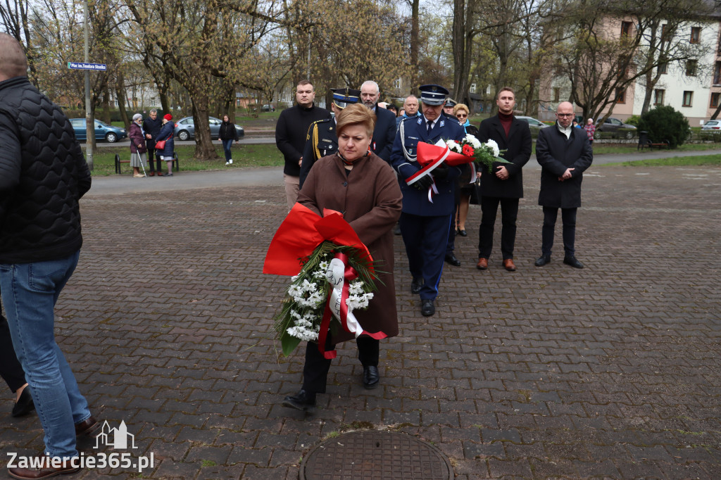 Fotorelacja: Obchody 86. rocznicy Zbrodni Katyńskiej w Zawierciu