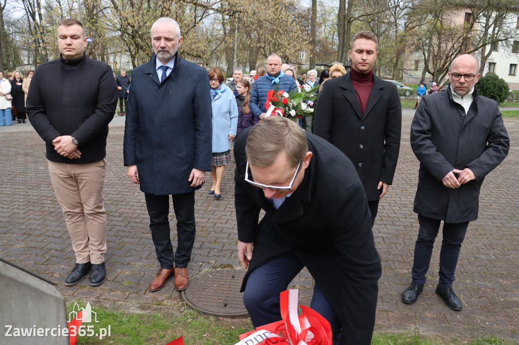 Fotorelacja: Obchody 86. rocznicy Zbrodni Katyńskiej w Zawierciu