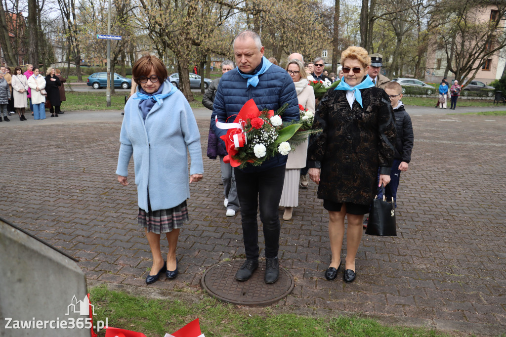 Fotorelacja: Obchody 86. rocznicy Zbrodni Katyńskiej w Zawierciu