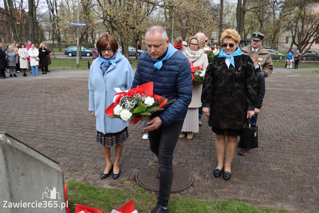 Fotorelacja: Obchody 86. rocznicy Zbrodni Katyńskiej w Zawierciu