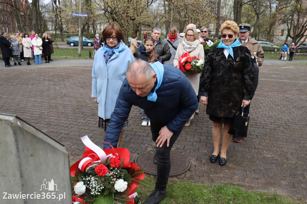 Fotorelacja: Obchody 86. rocznicy Zbrodni Katyńskiej w Zawierciu