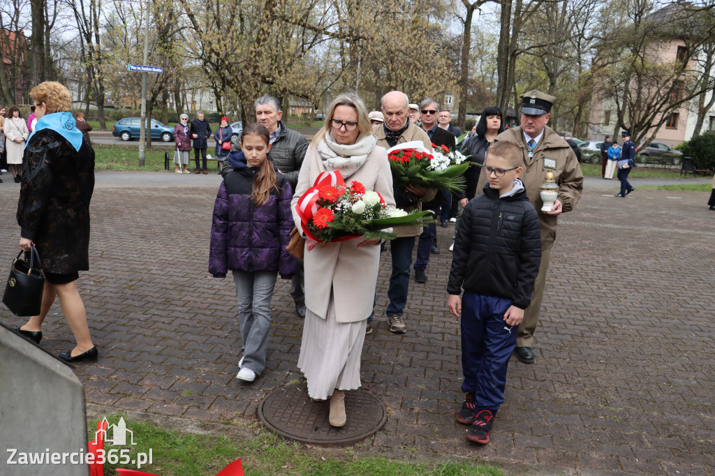 Fotorelacja: Obchody 86. rocznicy Zbrodni Katyńskiej w Zawierciu