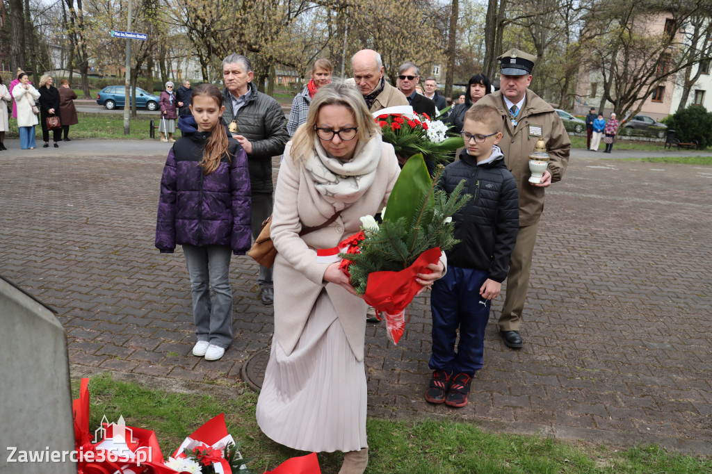 Fotorelacja: Obchody 86. rocznicy Zbrodni Katyńskiej w Zawierciu