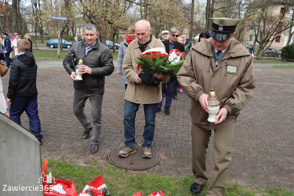 Fotorelacja: Obchody 86. rocznicy Zbrodni Katyńskiej w Zawierciu