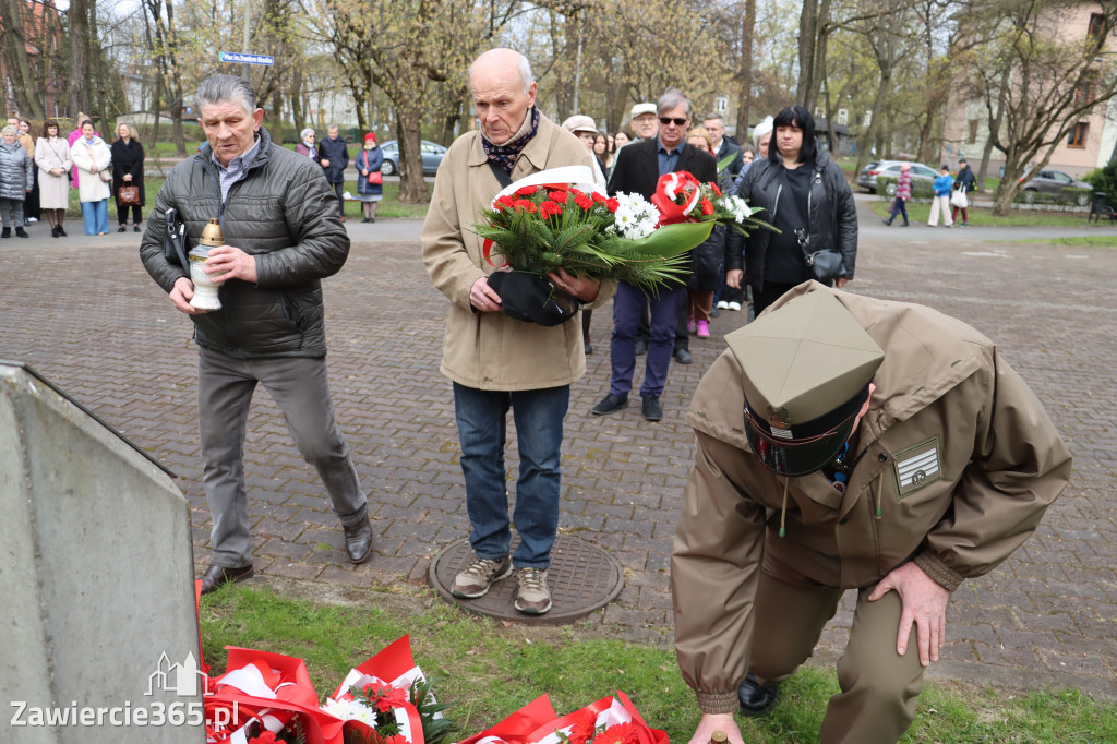 Fotorelacja: Obchody 86. rocznicy Zbrodni Katyńskiej w Zawierciu