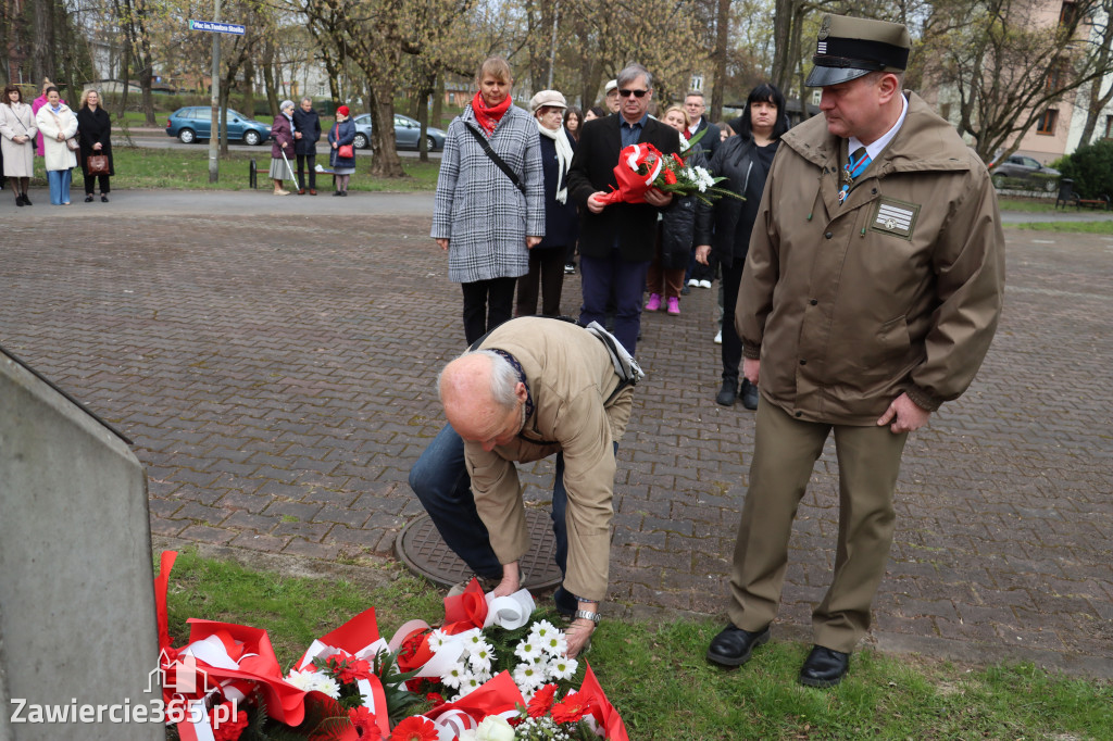 Fotorelacja: Obchody 86. rocznicy Zbrodni Katyńskiej w Zawierciu
