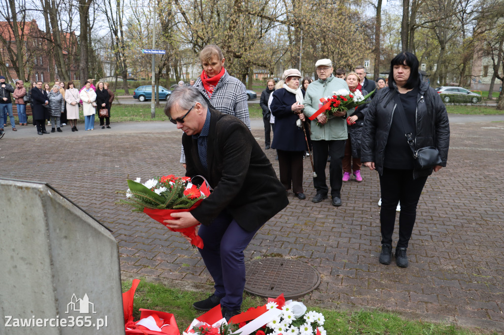 Fotorelacja: Obchody 86. rocznicy Zbrodni Katyńskiej w Zawierciu