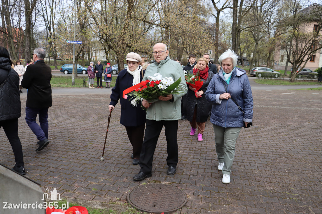Fotorelacja: Obchody 86. rocznicy Zbrodni Katyńskiej w Zawierciu