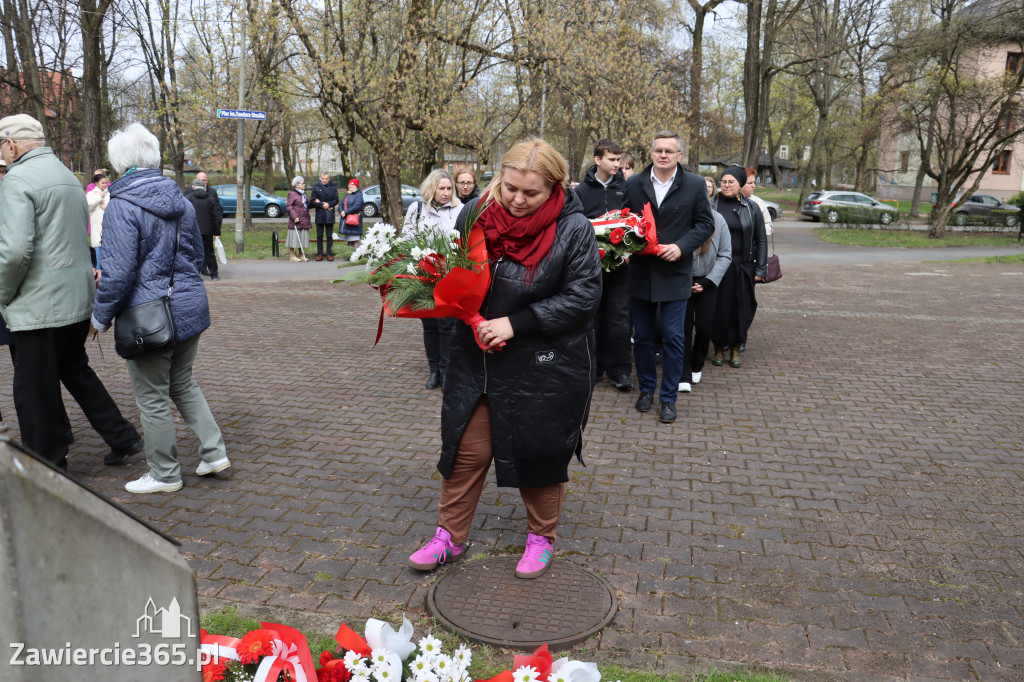 Fotorelacja: Obchody 86. rocznicy Zbrodni Katyńskiej w Zawierciu