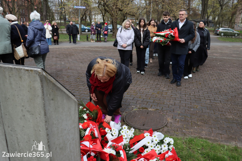 Fotorelacja: Obchody 86. rocznicy Zbrodni Katyńskiej w Zawierciu