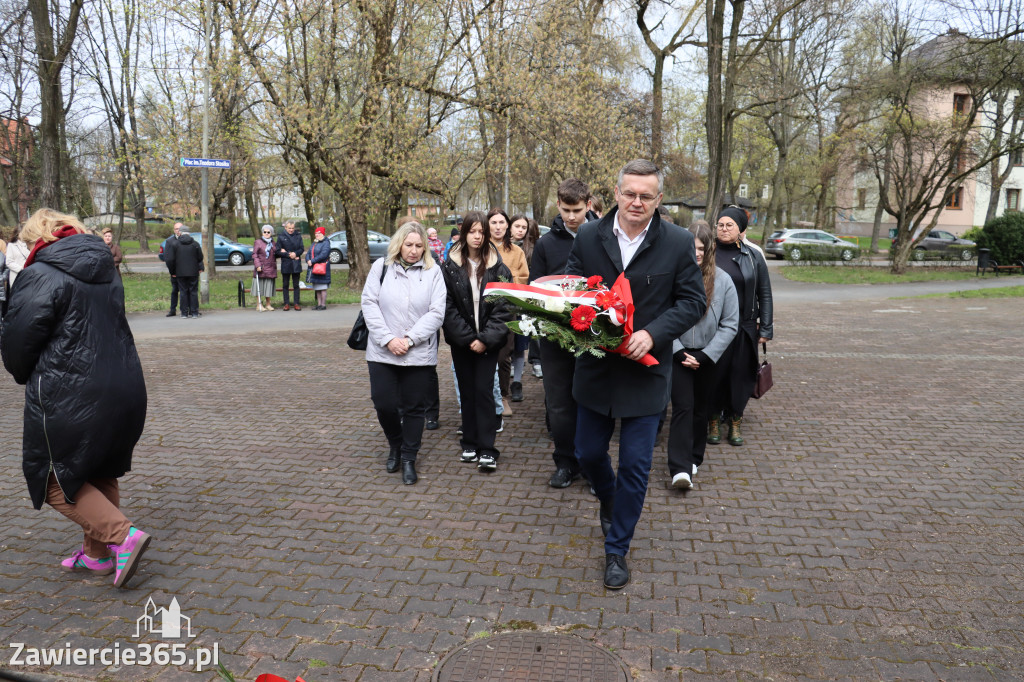 Fotorelacja: Obchody 86. rocznicy Zbrodni Katyńskiej w Zawierciu