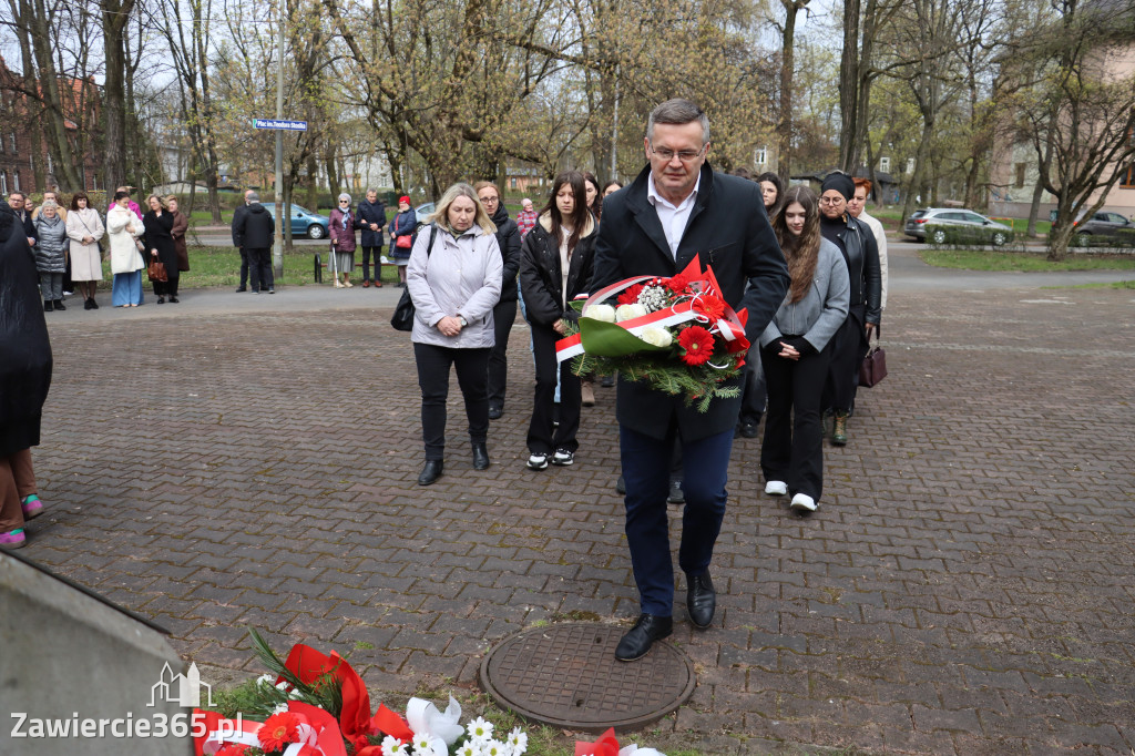 Fotorelacja: Obchody 86. rocznicy Zbrodni Katyńskiej w Zawierciu