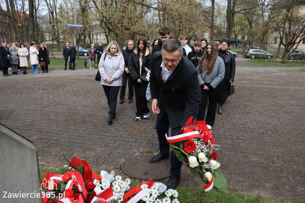 Fotorelacja: Obchody 86. rocznicy Zbrodni Katyńskiej w Zawierciu