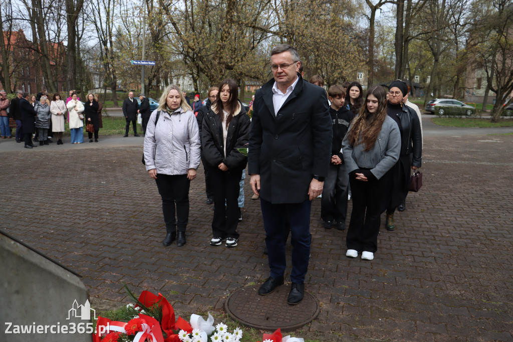 Fotorelacja: Obchody 86. rocznicy Zbrodni Katyńskiej w Zawierciu