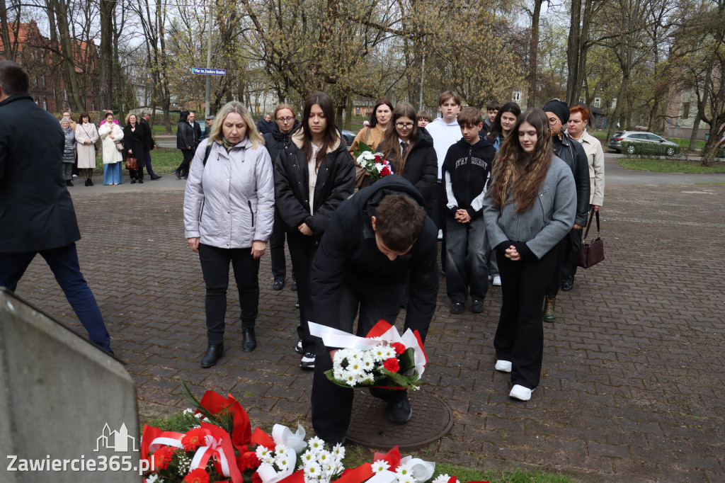 Fotorelacja: Obchody 86. rocznicy Zbrodni Katyńskiej w Zawierciu