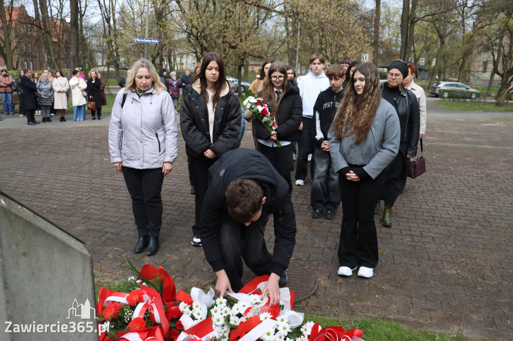 Fotorelacja: Obchody 86. rocznicy Zbrodni Katyńskiej w Zawierciu