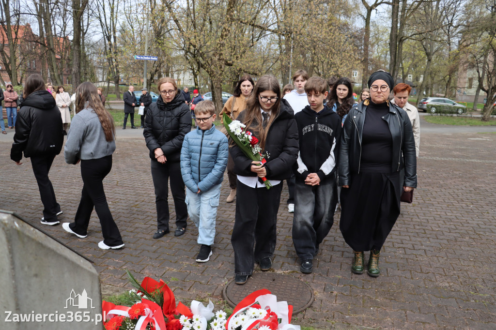Fotorelacja: Obchody 86. rocznicy Zbrodni Katyńskiej w Zawierciu