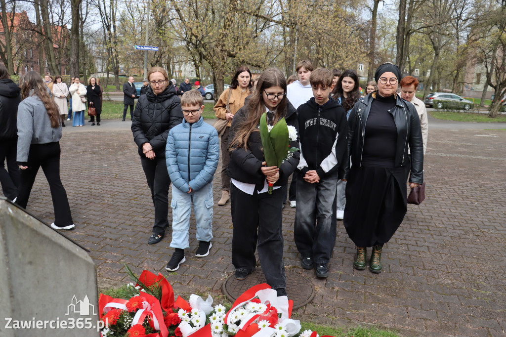 Fotorelacja: Obchody 86. rocznicy Zbrodni Katyńskiej w Zawierciu