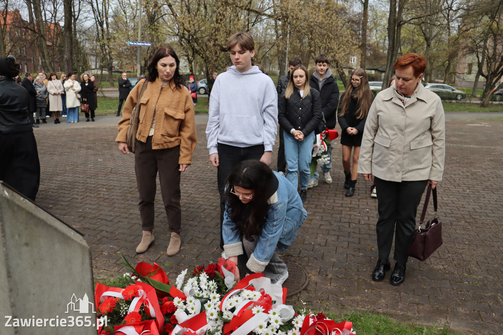 Fotorelacja: Obchody 86. rocznicy Zbrodni Katyńskiej w Zawierciu
