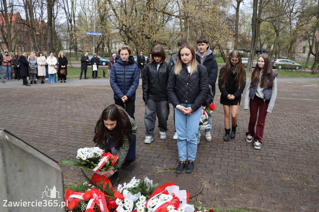 Fotorelacja: Obchody 86. rocznicy Zbrodni Katyńskiej w Zawierciu