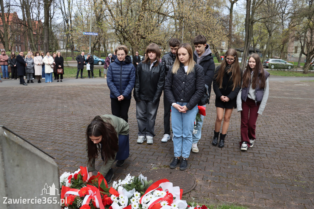 Fotorelacja: Obchody 86. rocznicy Zbrodni Katyńskiej w Zawierciu