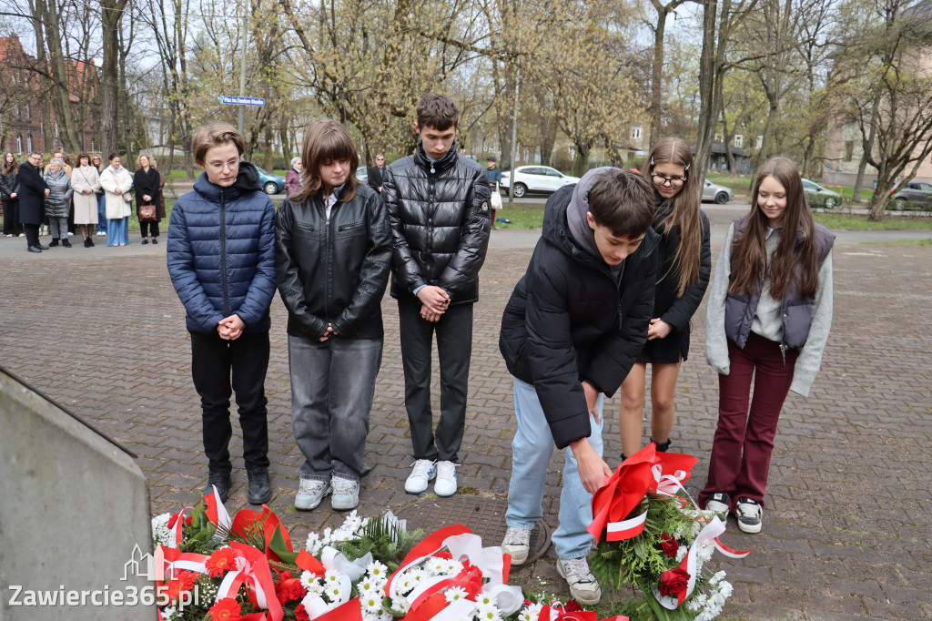 Fotorelacja: Obchody 86. rocznicy Zbrodni Katyńskiej w Zawierciu