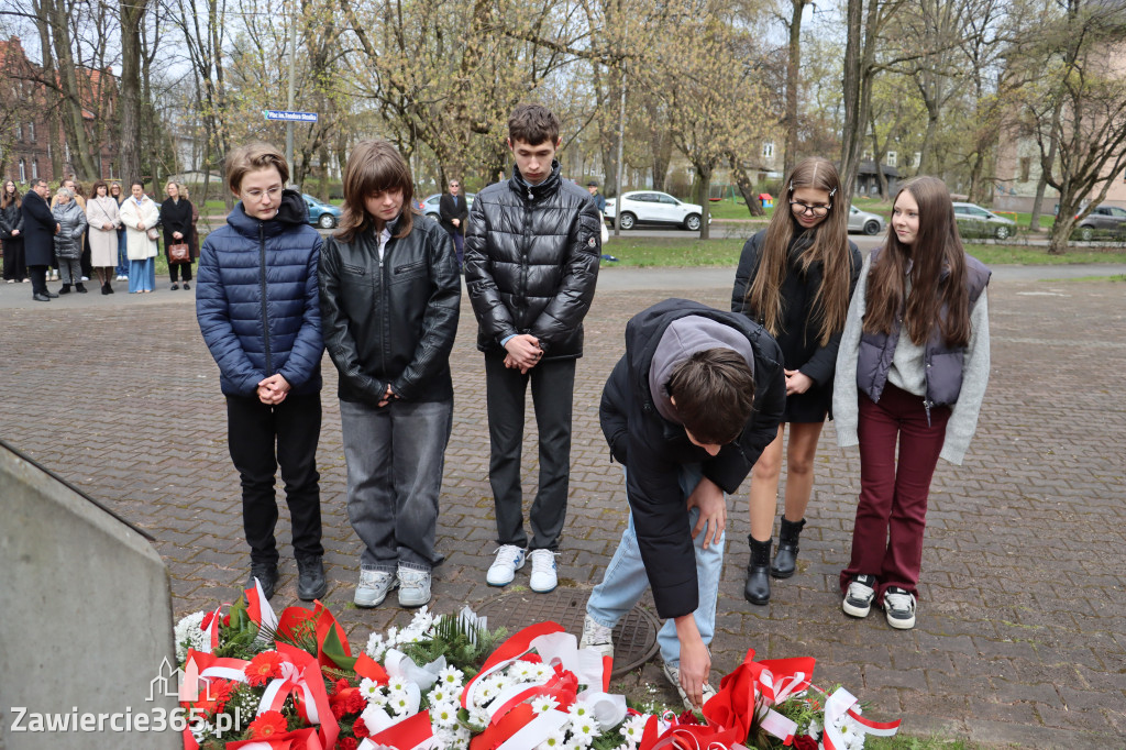 Fotorelacja: Obchody 86. rocznicy Zbrodni Katyńskiej w Zawierciu
