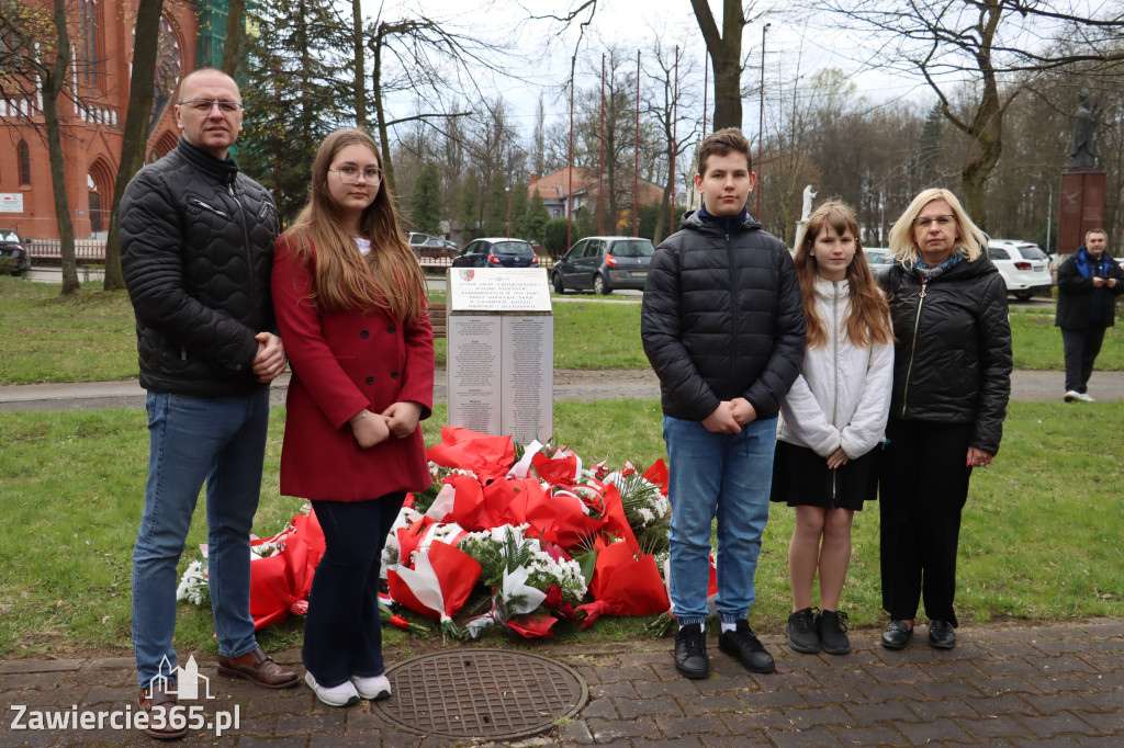 Fotorelacja: Obchody 86. rocznicy Zbrodni Katyńskiej w Zawierciu