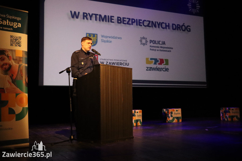 Fotorelacja: W RYTMIE BEZPIECZNYCH DRÓG - spotkanie promujące bezpieczeństwo w Zawierciu