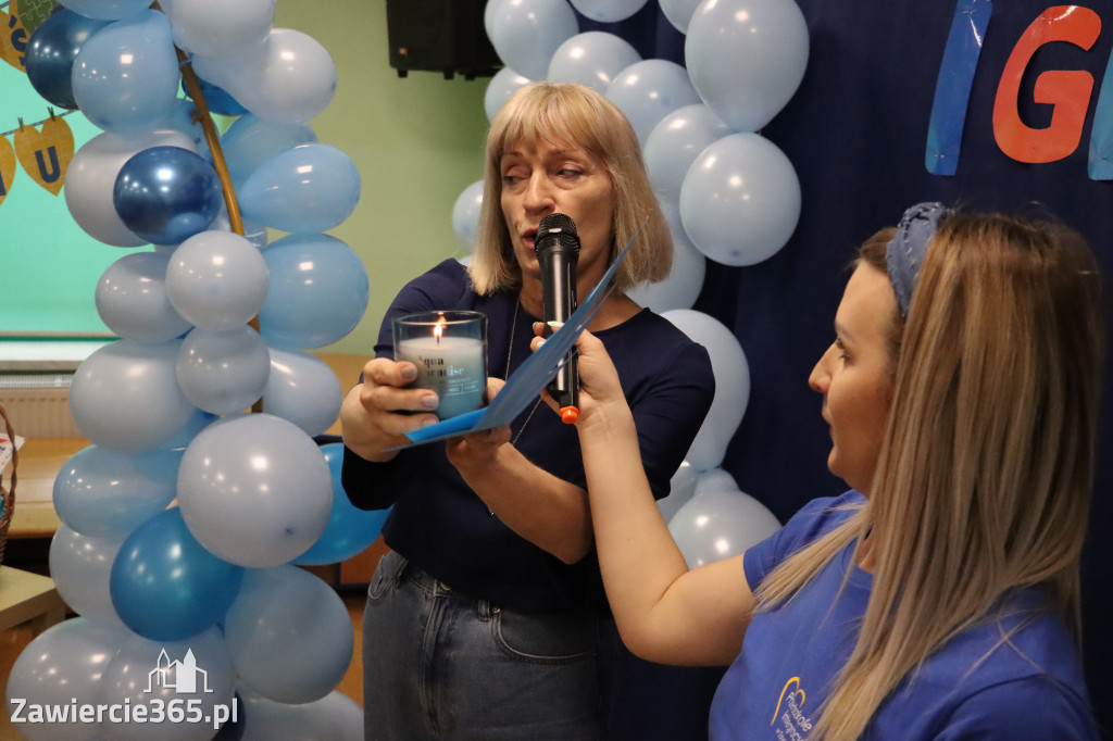 Fotorelacja: NIEBIESKIE IGRZYSKA w Przedszkolu Integracyjnym nr 3 w Zawierciu