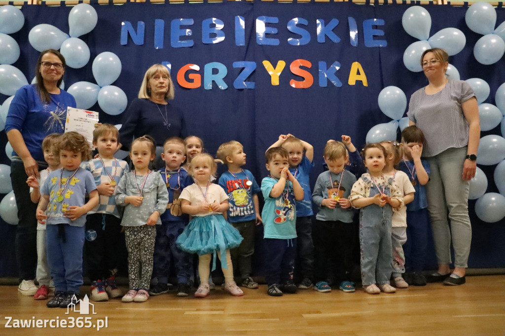 Fotorelacja: NIEBIESKIE IGRZYSKA w Przedszkolu Integracyjnym nr 3 w Zawierciu