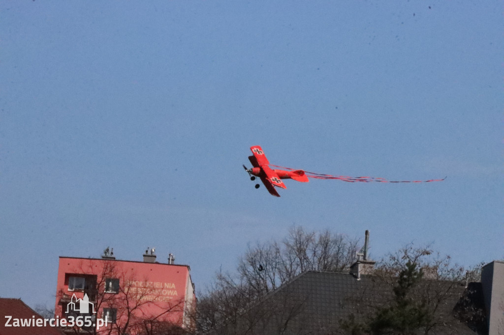 Fotorelacja: Bitwa powietrzna o Zawiercie