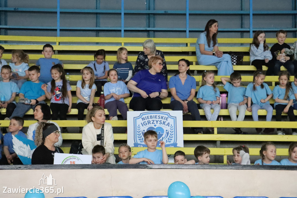 Fotorelacja I: Niebieskie Igrzyska zorganizowane przez SP4 w Zawierciu